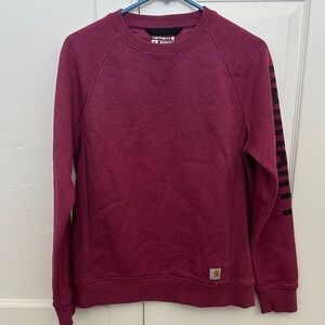 Carhartt Women's Burgundy Sweatshirt